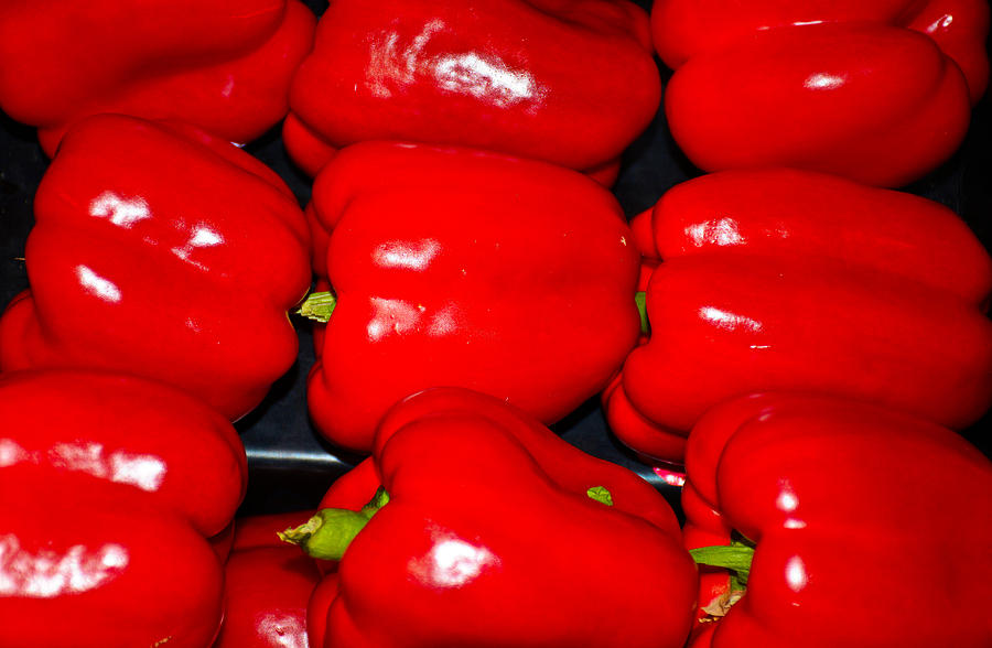 Red Bell Peppers Photograph by Robert Meyers-Lussier