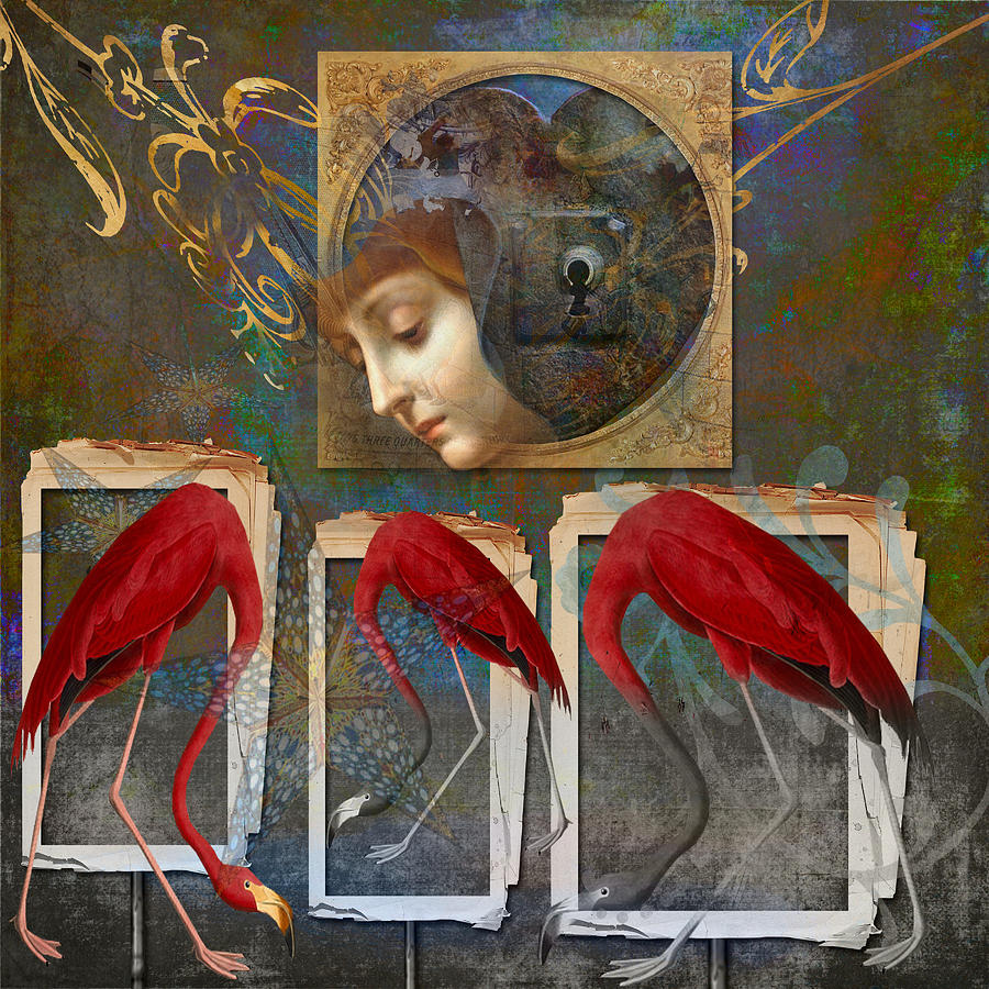Red birds Digital Art by Sue Masterson