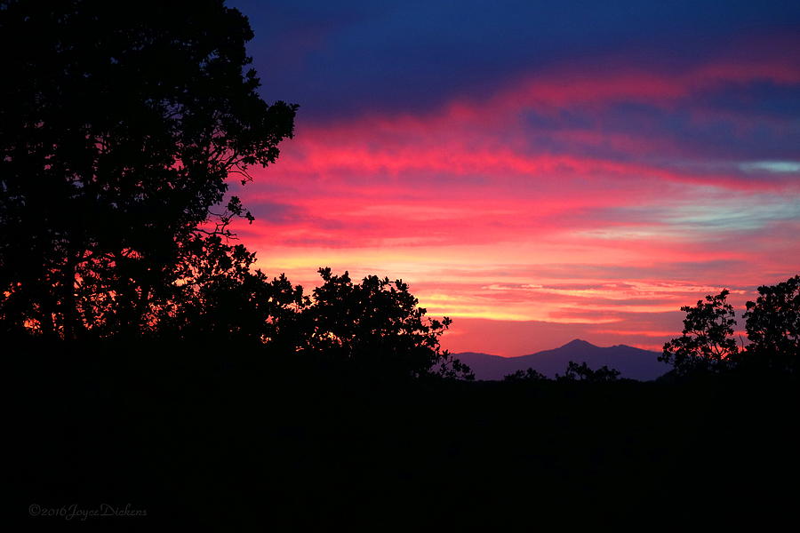 Red Bluff CA Sunset Photograph by Joyce Dickens