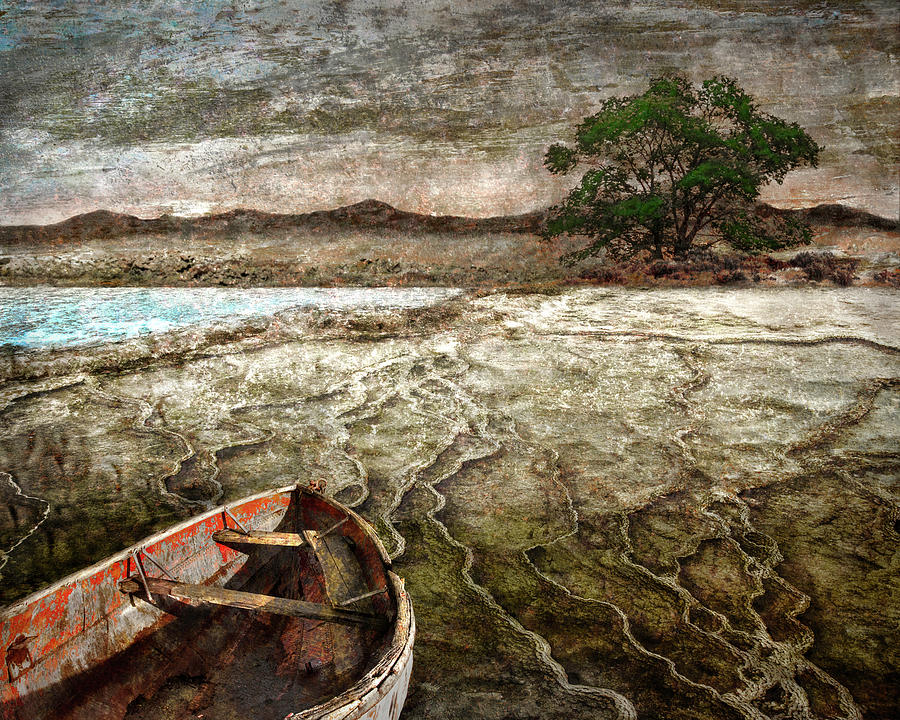 Red Boat Digital Art by Ken Taylor
