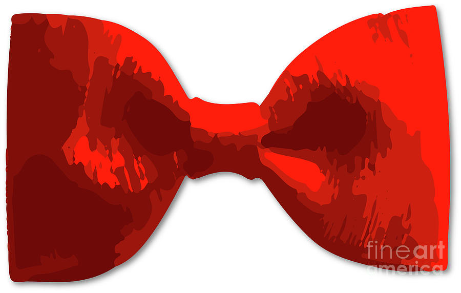 Red Bow Tie Digital Art by Bigalbaloo Stock | Fine Art America