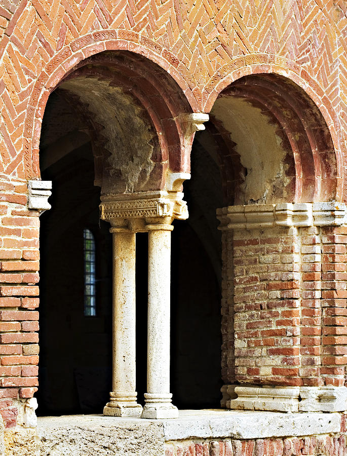 Red Brick Arches regular Photograph by Marilyn Hunt
