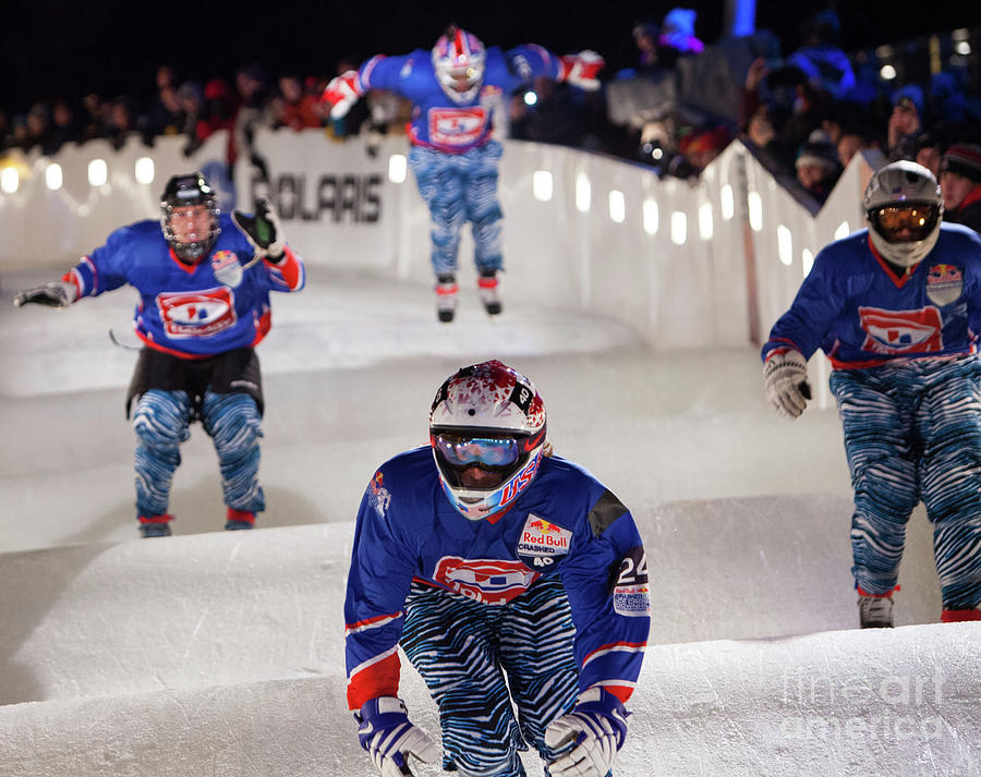 Red Bull Crashed Ice St Paul 4 Photograph by Wayne Moran Pixels
