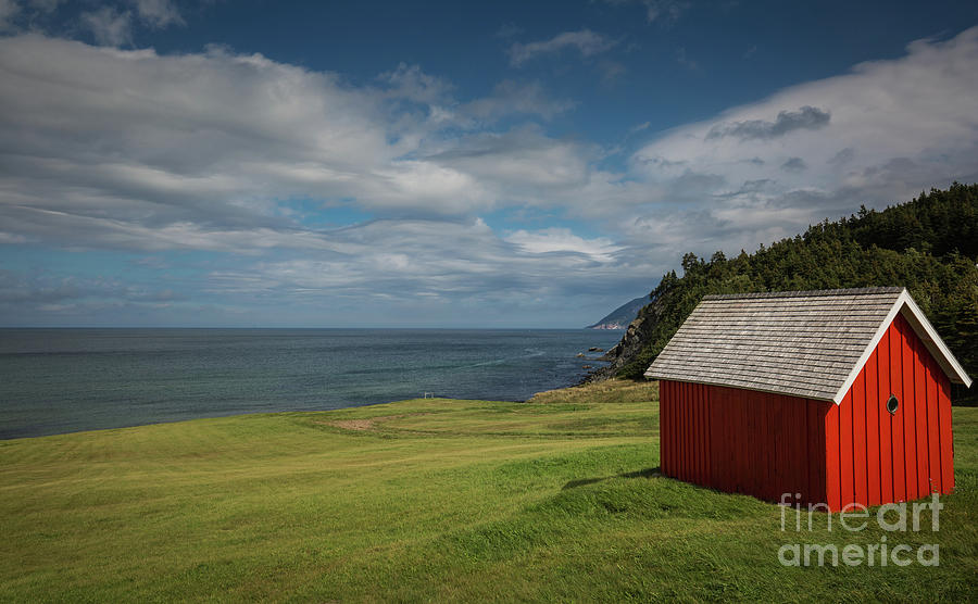 Cabin Photograph - Red Cabin by Eva Lechner