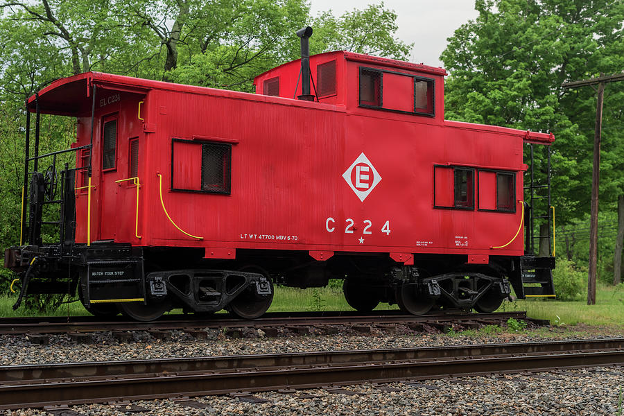 Red Caboose C224 New Jersey Photograph by Terry DeLuco