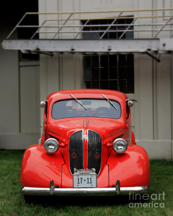 Red Car Photograph by Perry Webster