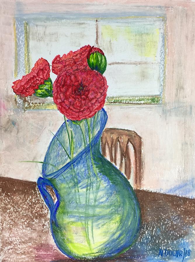 Red Carnations by Norma Duch Red Carnations by Norma Duch