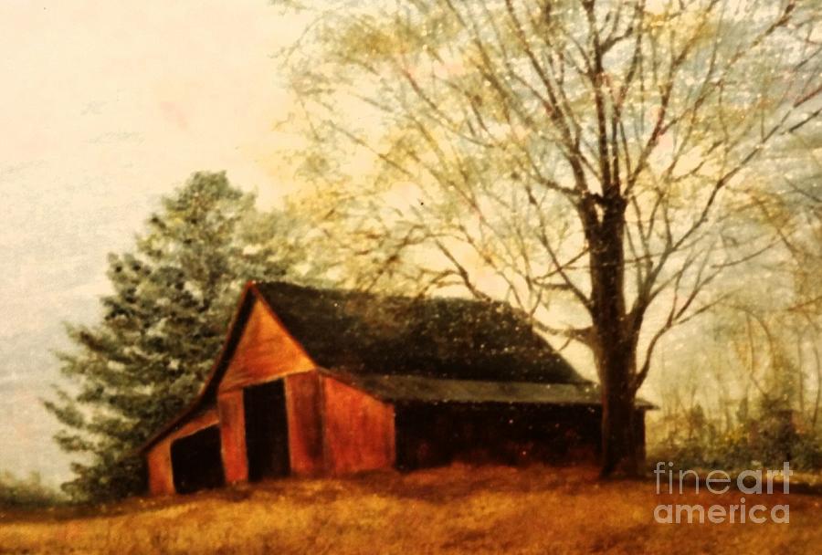 Red Carolina Barn Painting