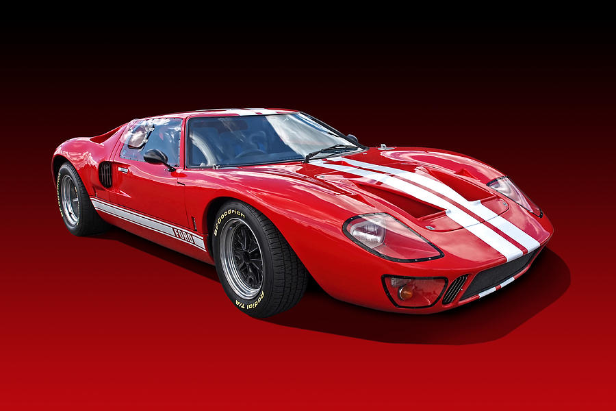 Red Hot Ford GT40 Photograph by Gill Billington