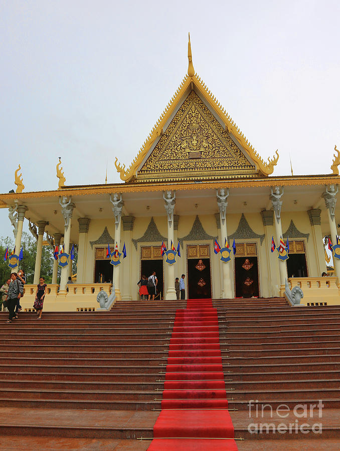 Red Carpet Royal Palace Phnom Penh Photograph by Chuck Kuhn