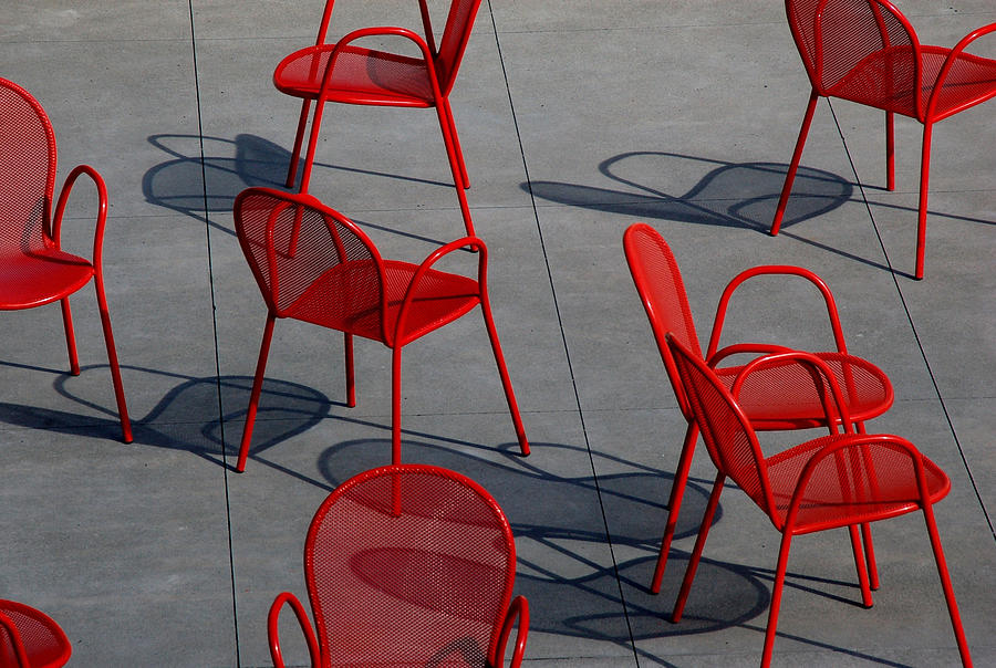 Red Chairs Photograph by Stuart Allen