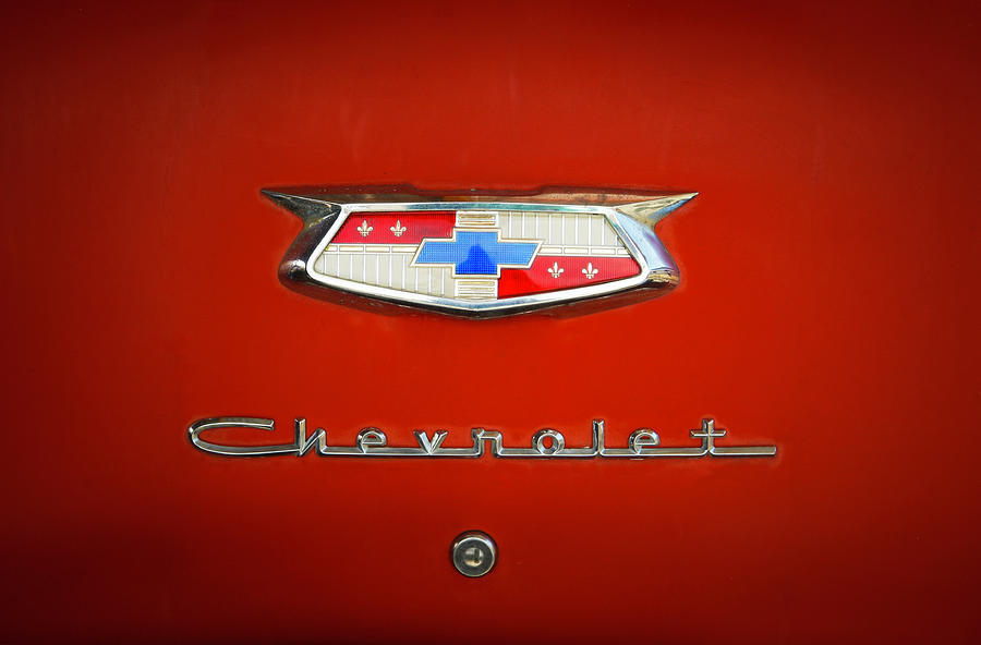 Red Chevy Bel-Air Trunk Photograph by Marilyn Hunt