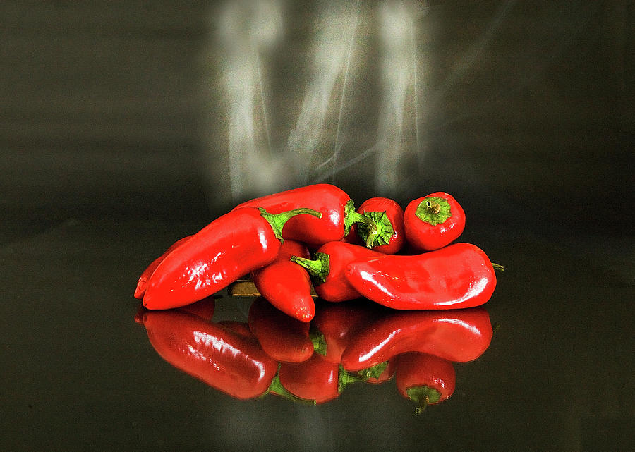 Red Chile Peppers Photograph