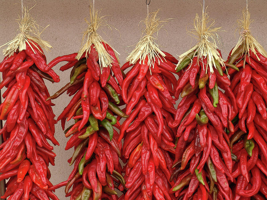 Red Chile Reistas Photograph by Dallas Clites - Fine Art America