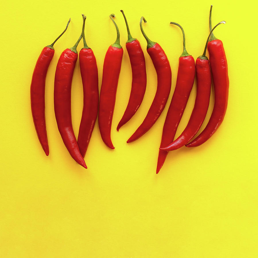 Vegetable Photograph - Chili peppers by Andrey A