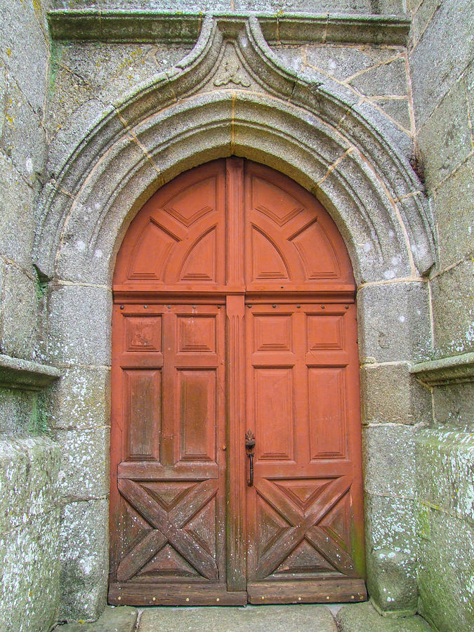 Red Church Door IIi Photograph