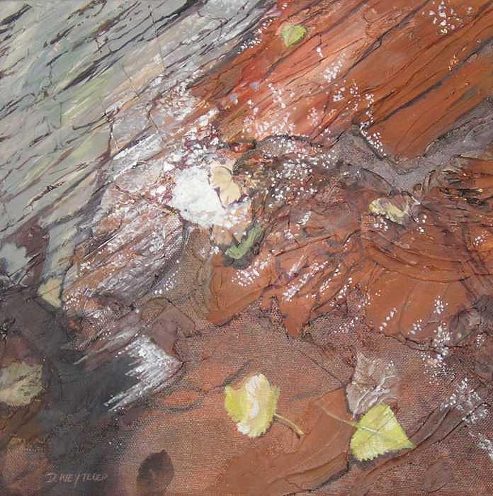 Clay Painting - Red clay by Denise Ivey Telep Clay Painting - Red clay by Denise Ivey Telep