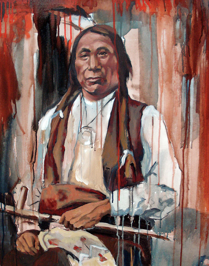 Red Cloud -1 Painting by Synnove Pettersen