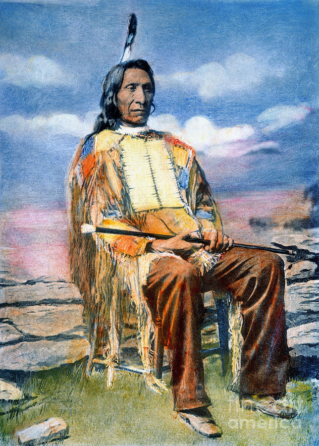 Red Cloud 1822-1909 Photograph by Granger