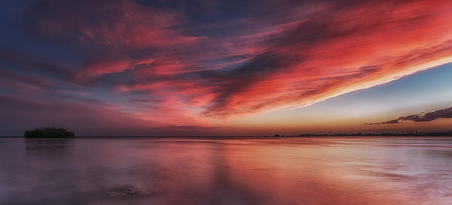 Sunset Photograph - Red Cloud by Alvin Douglass
