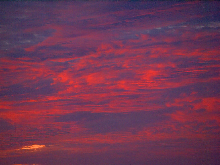 Red Clouds Photograph by  Newwwman