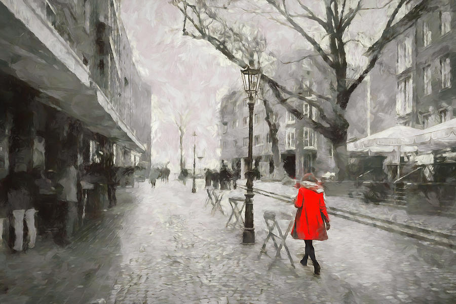 Red Coat II Digital Art by Ronald Bolokofsky
