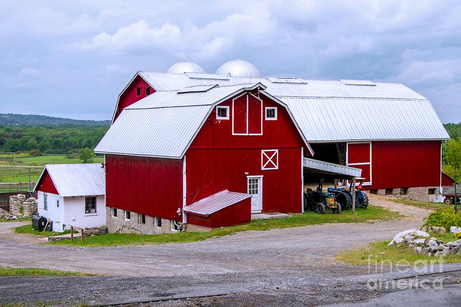 Red Country Barn Photograph by Anthony Sacco