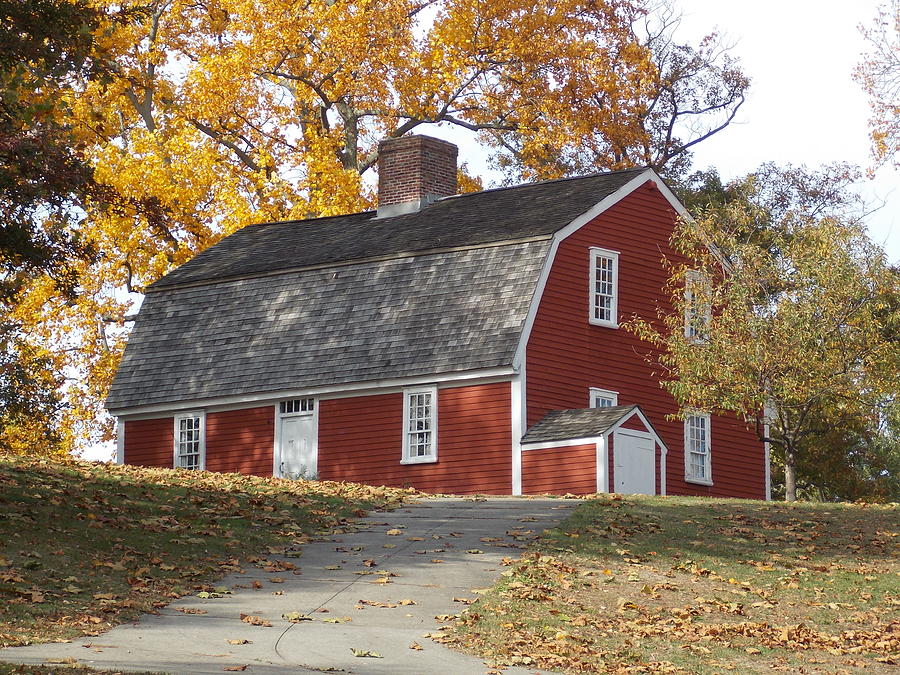 Red Country House Photograph by Catherine Gagne