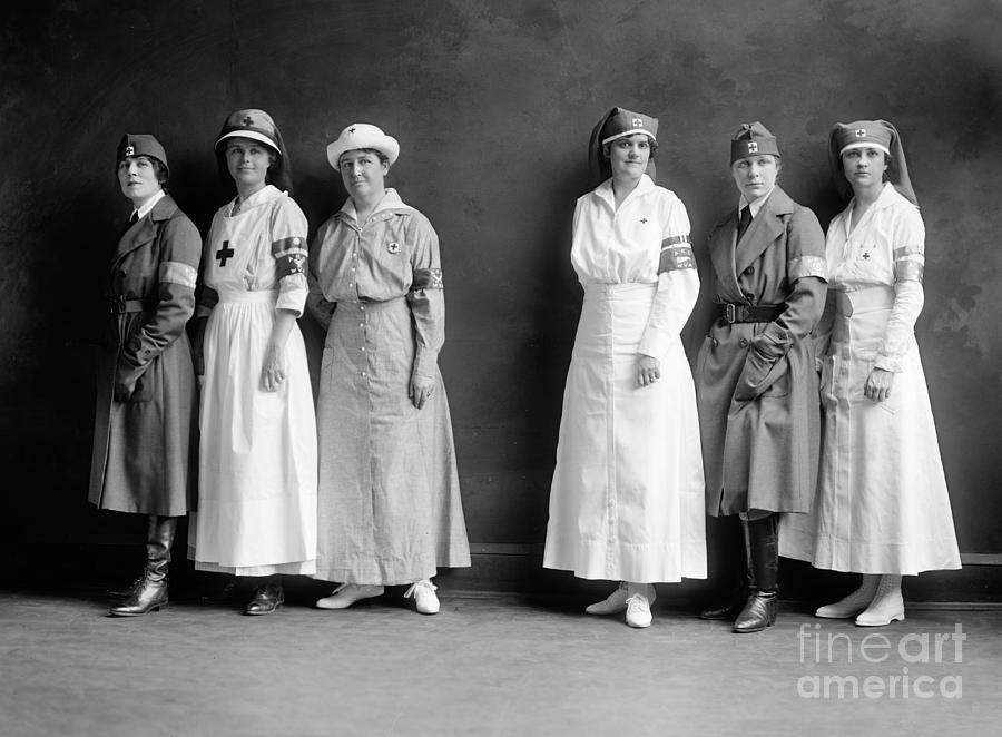 RED CROSS CORPS, c1920 Photograph by Granger