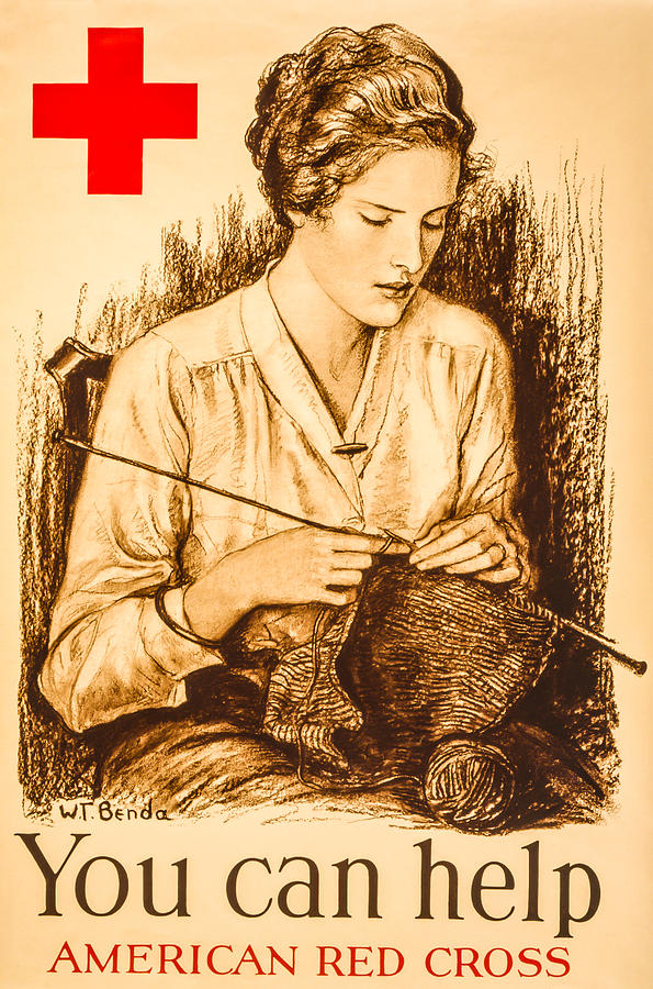 Red Cross Woman Photograph by David Letts