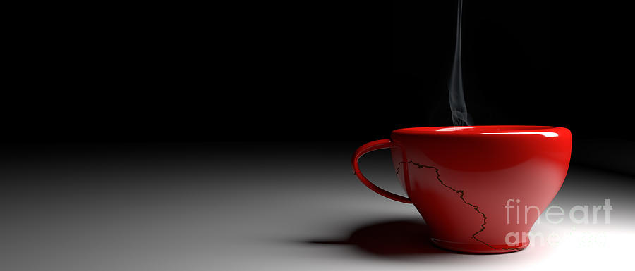 Red cup Digital Art by Andreas Berheide