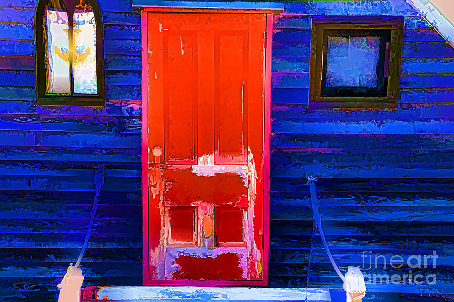 Red Door Harbor Photograph by Rick Bragan