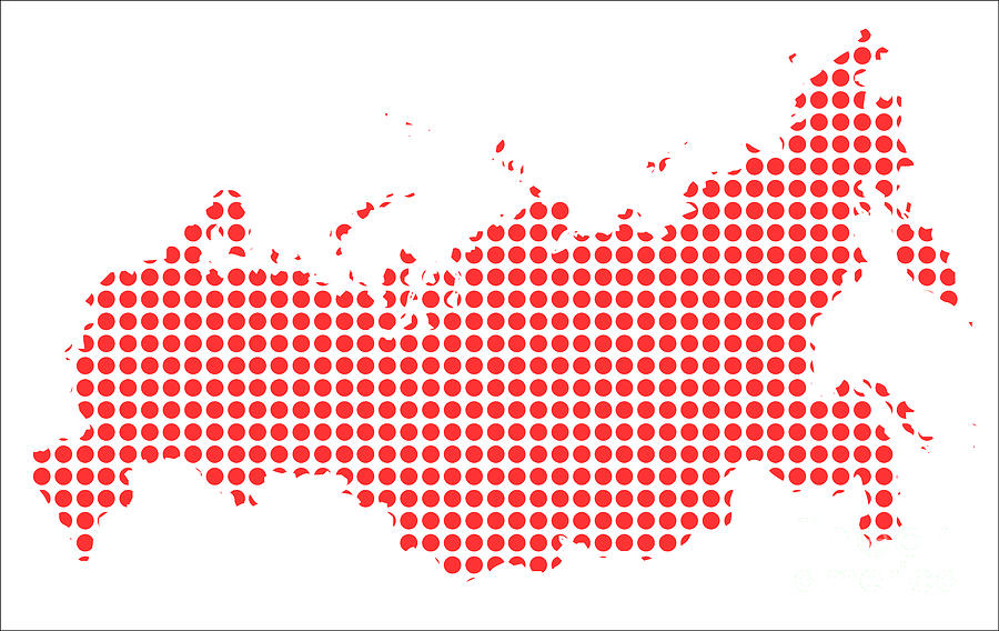 Карта россии в пикселях