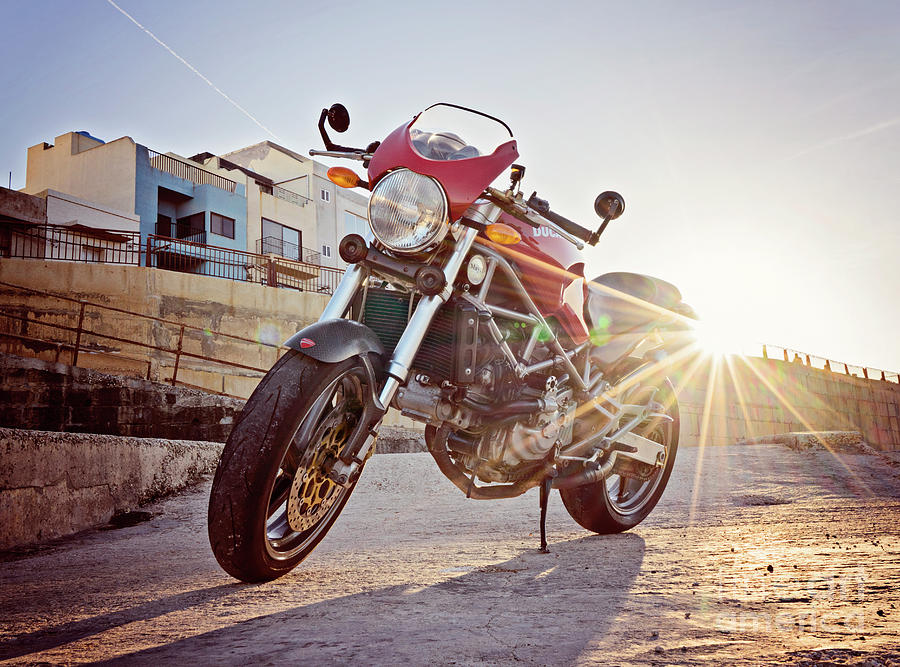 Red Ducati Photograph