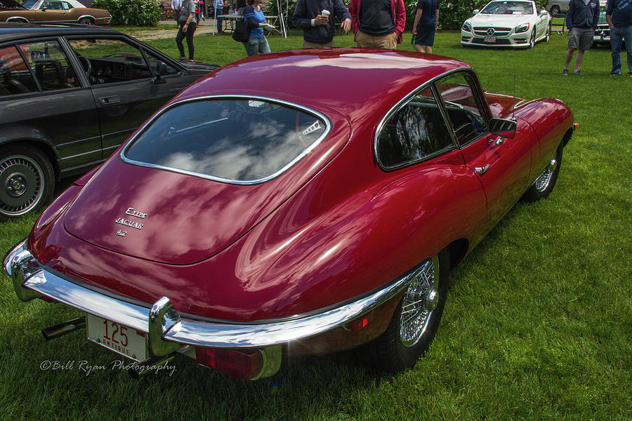 Red E Type Jaguar Photograph by Bill Ryan - Fine Art America