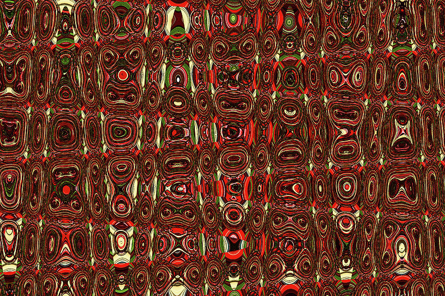 Red Faces Digital Art by Tom Janca