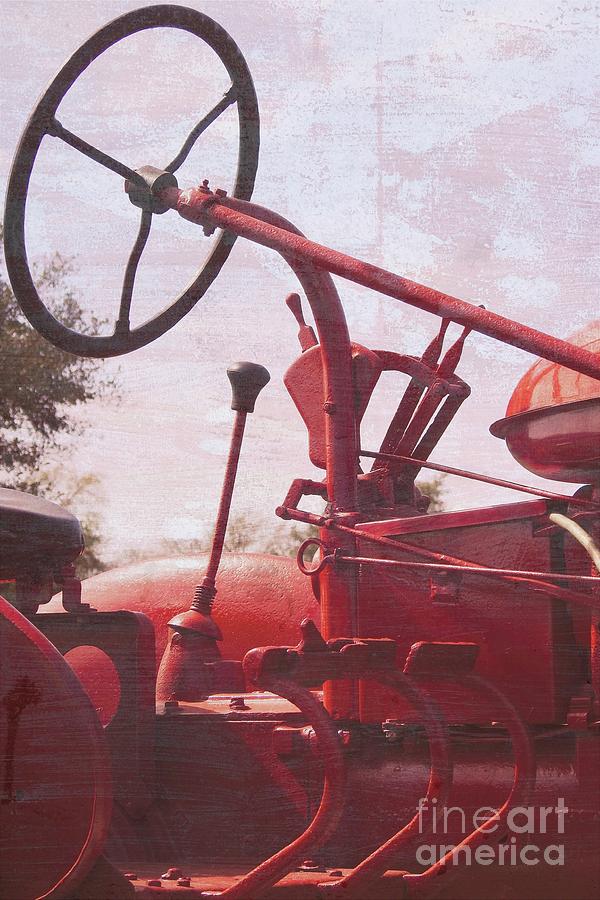 Red Farmall by McCormick #777 Photograph by Ella Kaye Dickey