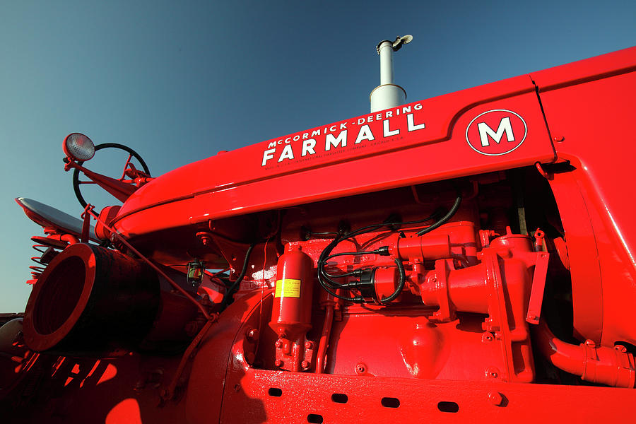 Red Farmall M Photograph by Todd Klassy