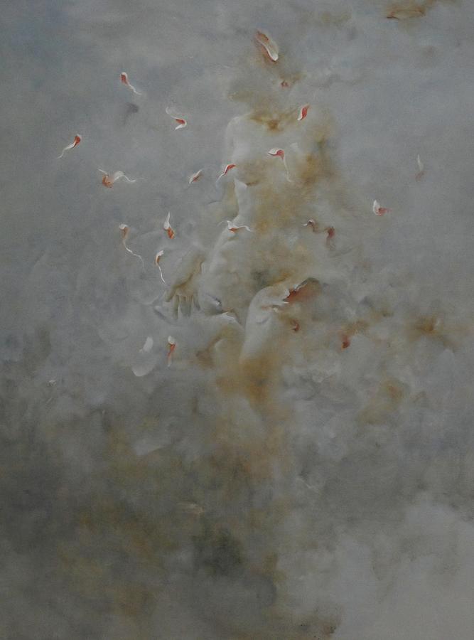 Red Feathers Painting by Gong Wei