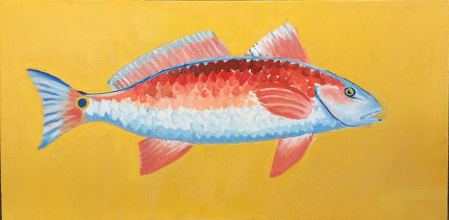 Red Fish Painting by Virginia Kostmayer - Fine Art America