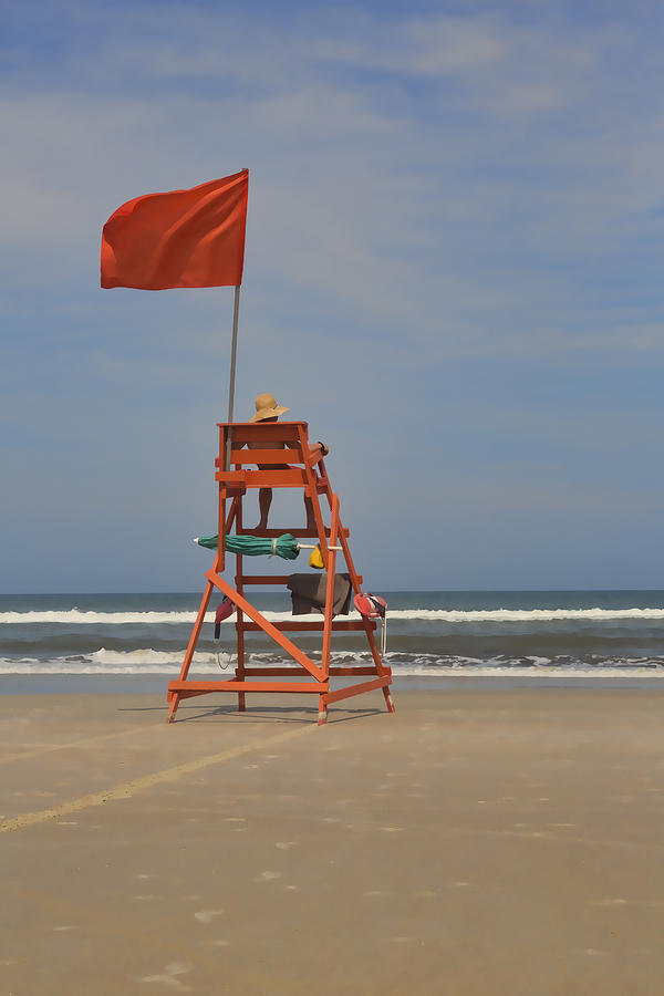 Jacksonville Photograph - Red Flag Day by Gregory Scott