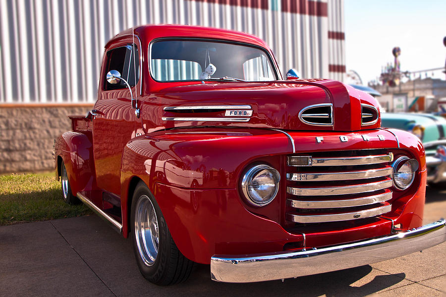 Red Ford Pickup Photograph by Arnold Hence - Fine Art America