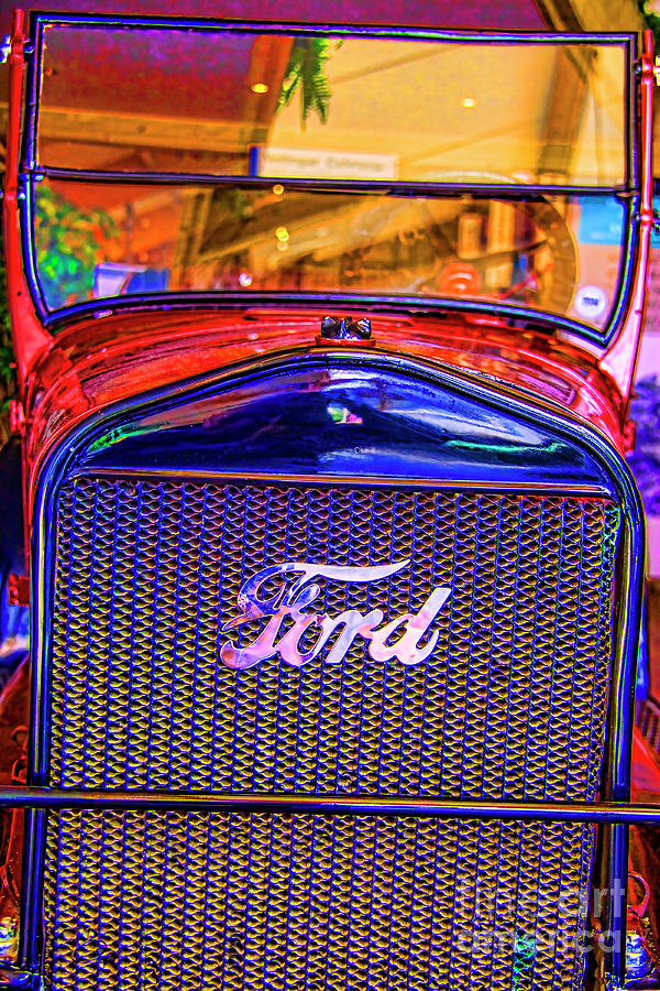 Red Ford Photograph by Rick Bragan