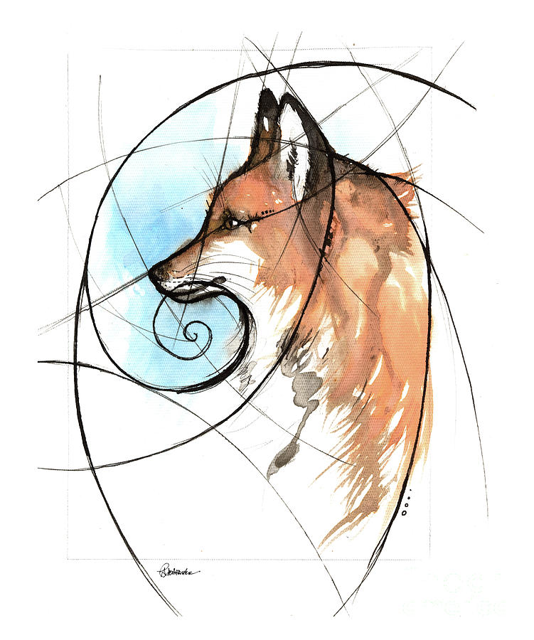 Red Fox 2018 05 29 Painting by Ang El