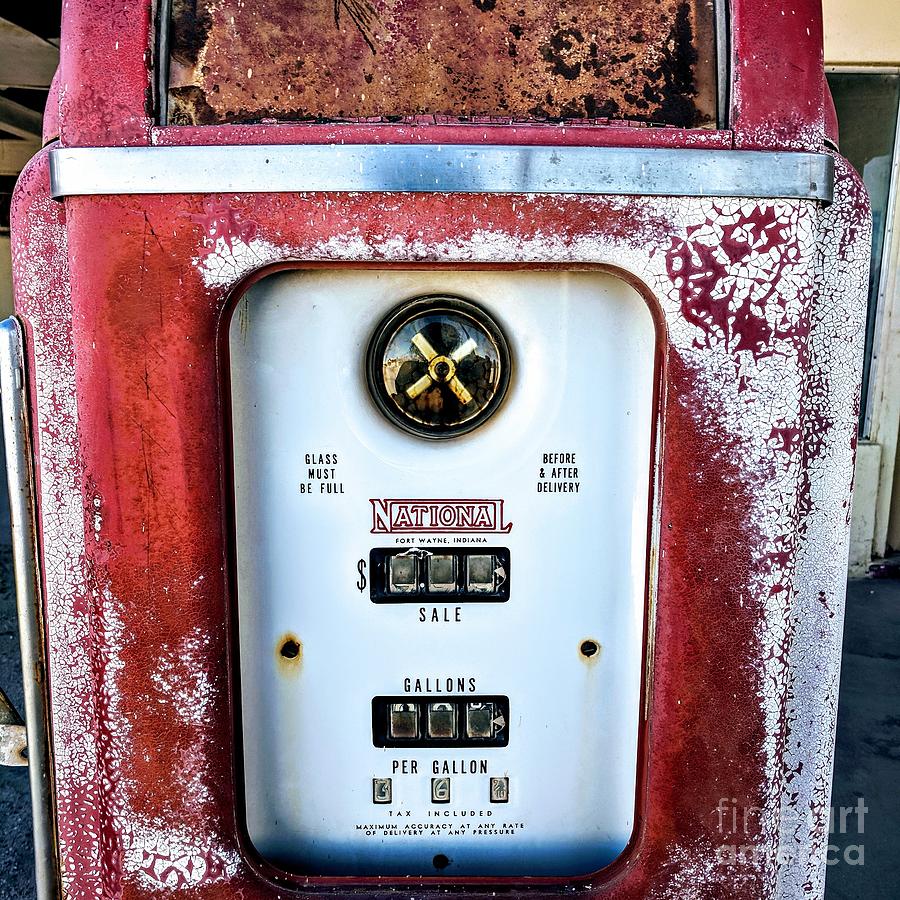 Red Gas Pump Photograph by Michelle Mark - Fine Art America