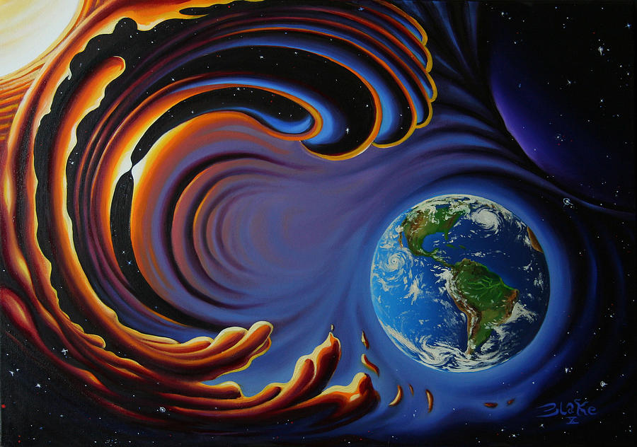 Red Giant Painting by Blake Reagan - Fine Art America