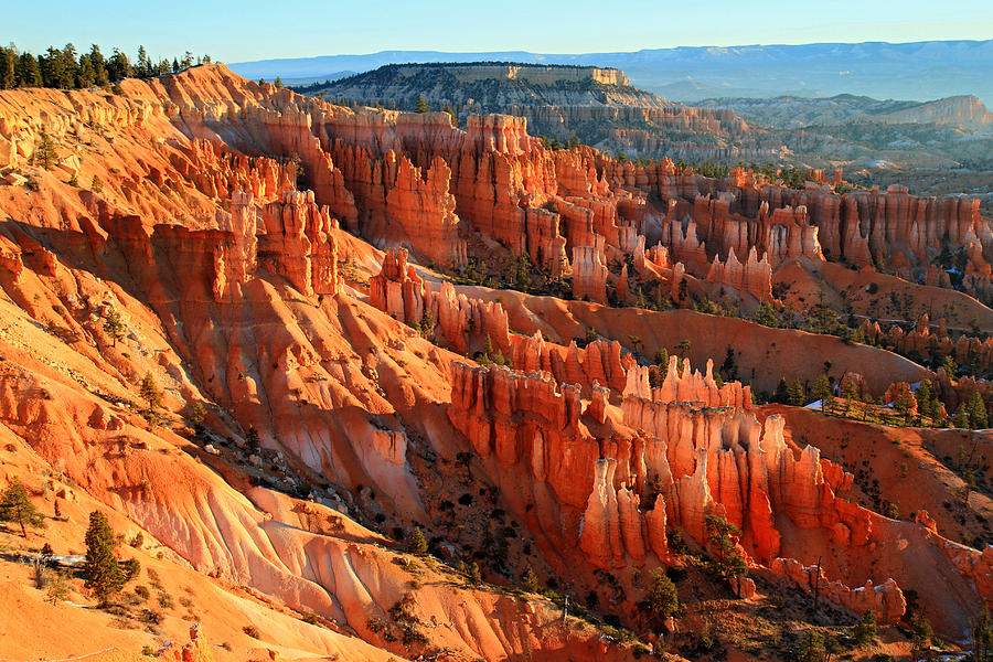 Bryce Photograph - Red glow on the Hoodoos of Bryce Canyon by Pierre Leclerc Photography Bryce Photograph - Red glow on the Hoodoos of Bryce Canyon by Pierre Leclerc Photography