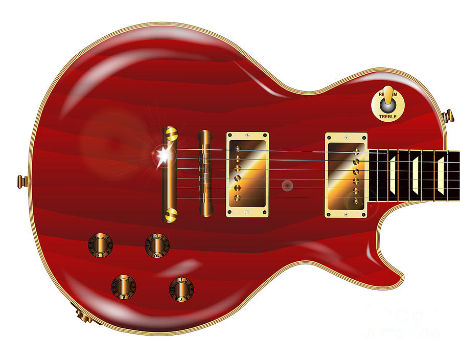 red wood guitar