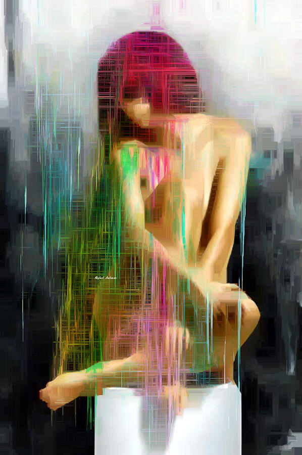 Red Hair Digital Art by Rafael Salazar