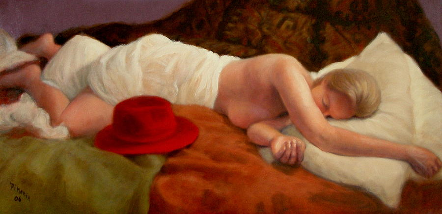 Red Hat 7 Painting by Donelli  DiMaria